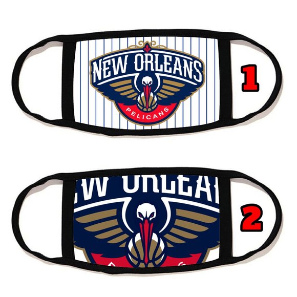 2 PACKS New Orleans Pelicans face mask face cover